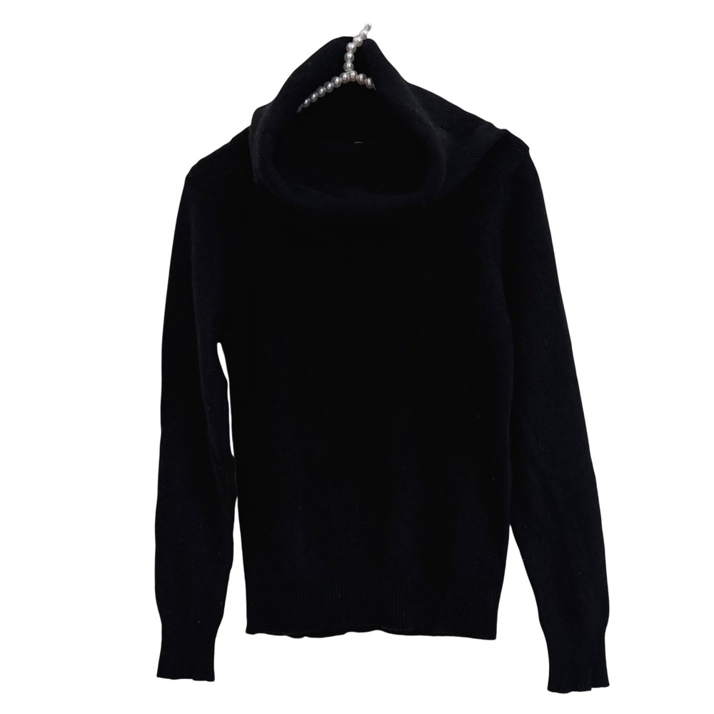 Vintage Calvin Klein 90s 2-Ply Cashmere Cowl Neck Sweater Made in HK Archival S